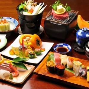 many Japanese dishes