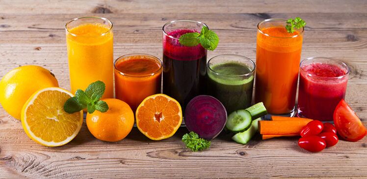 Weight loss diet with fresh juice