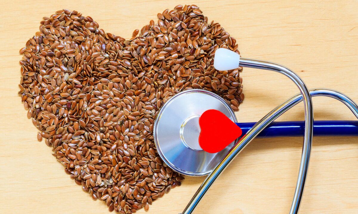 Flaxseed stimulates the heart